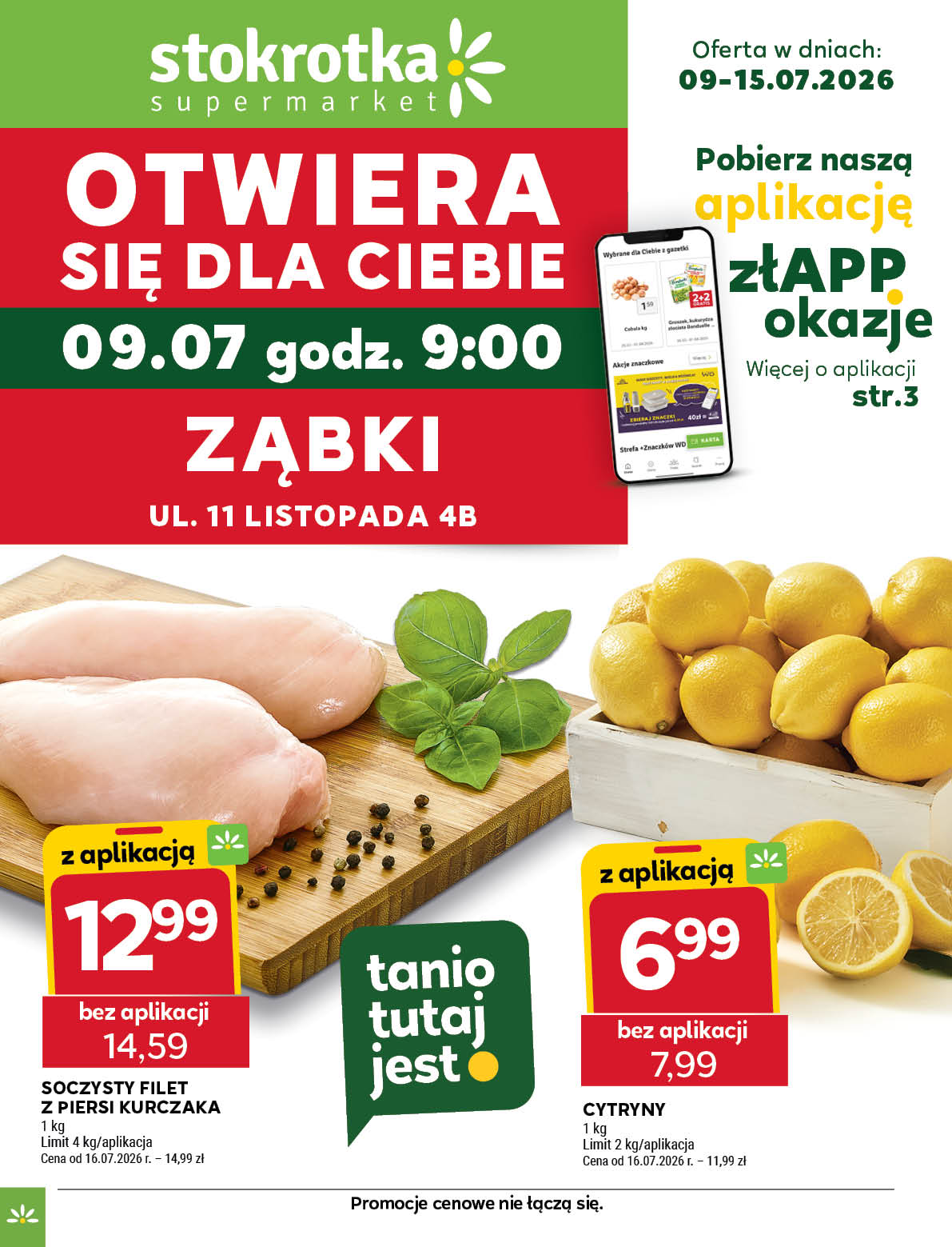 Lista sklepów, w których obowiązuje gazetka znajduje się poniżej