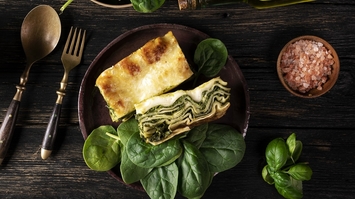 Lasagne ze szpinakiem i mascarpone