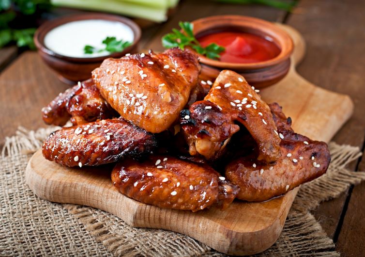 Pieczone skrzydełka a la teriyaki