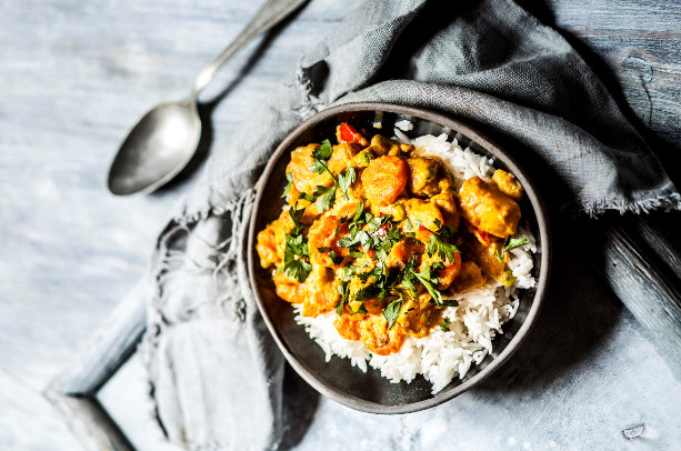 Proste curry z indykiem
