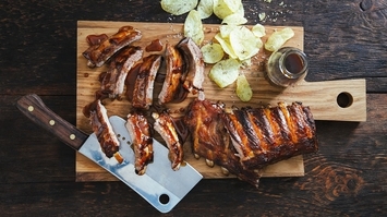 Żeberka w pomadzie BBQ z whisky