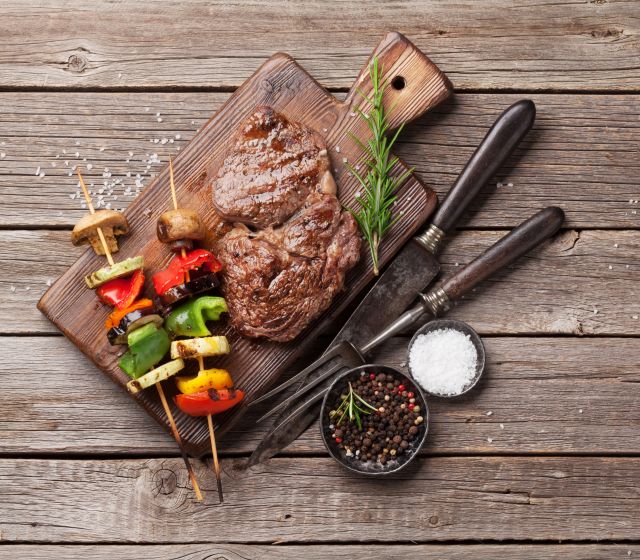 Grillowana wołowina w marynacie z balsamico